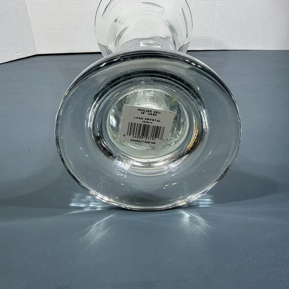 Waterford John Rocha Cut Crystal INCLINE GEO Geometric 16